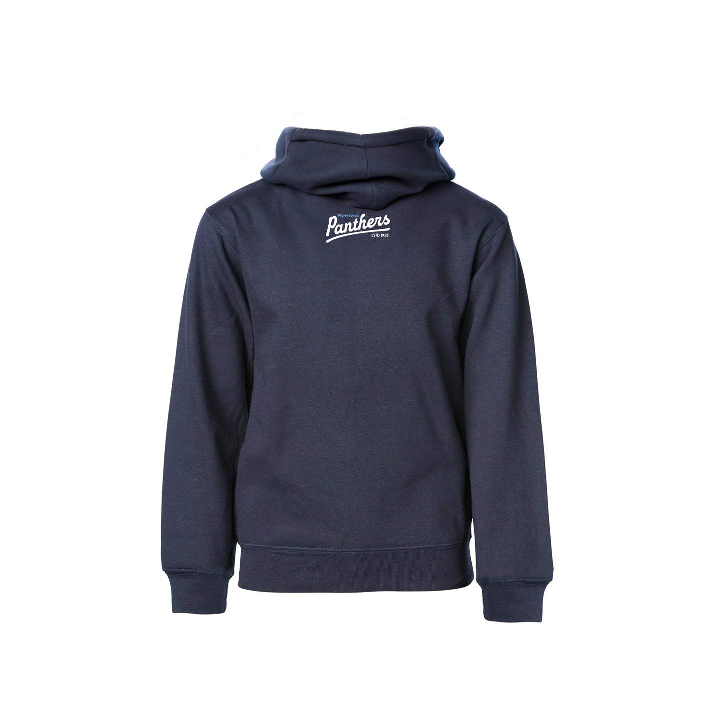 Pilgrim Panthers Logo Youth Hoodie (Navy)